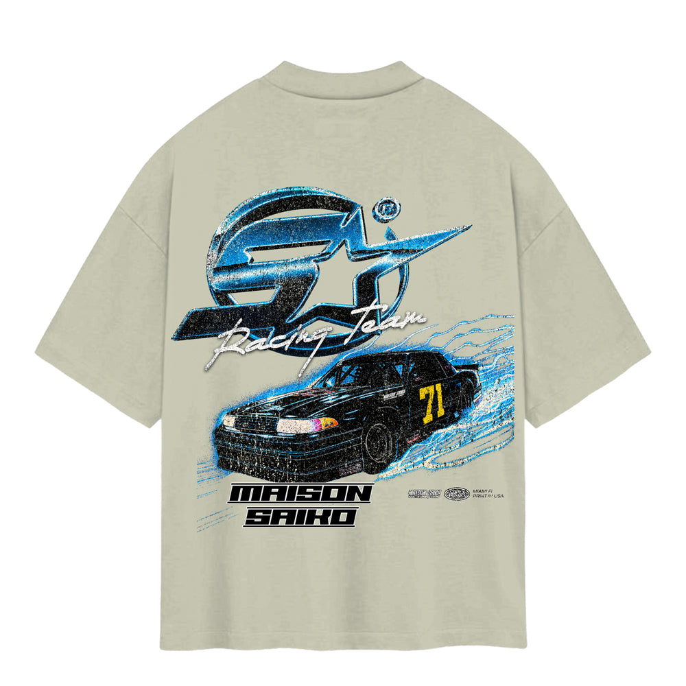 Saiko Men's Numero Uno 2 Tee - Cream 2