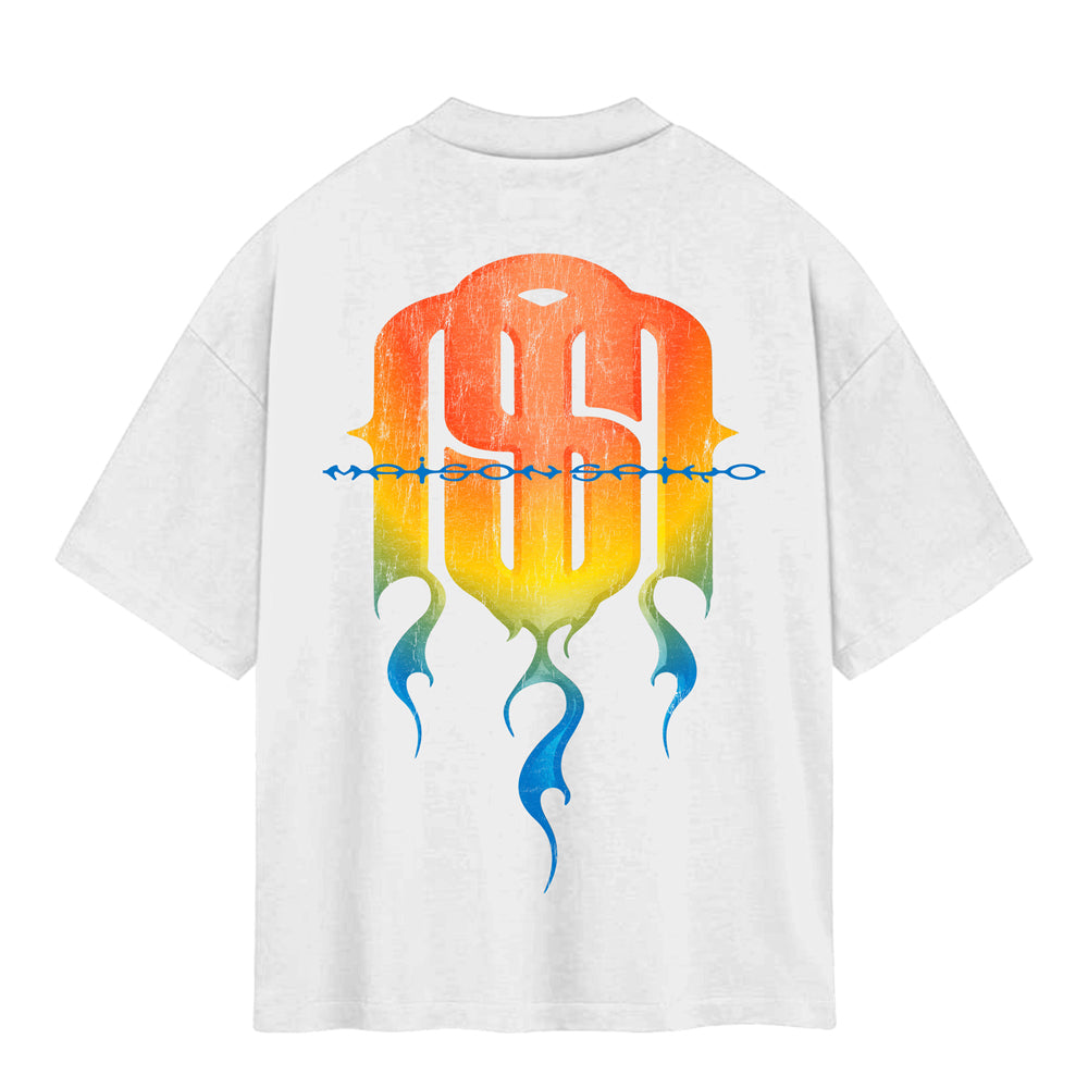 Saiko Men's Lost In The Future Tee - White 2