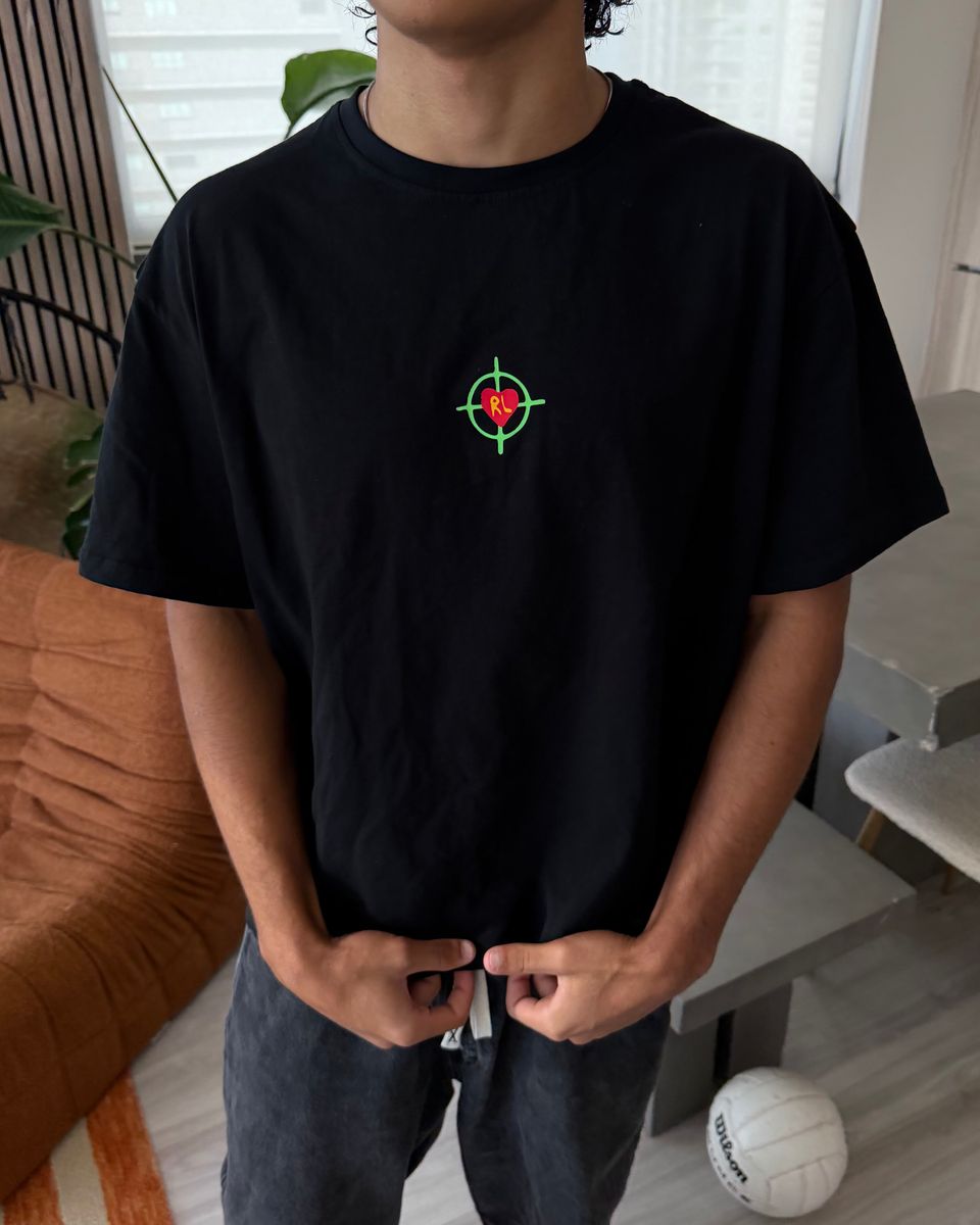 Men's Red Letters We Don't Miss T-Shirt Black wdntmss-blk