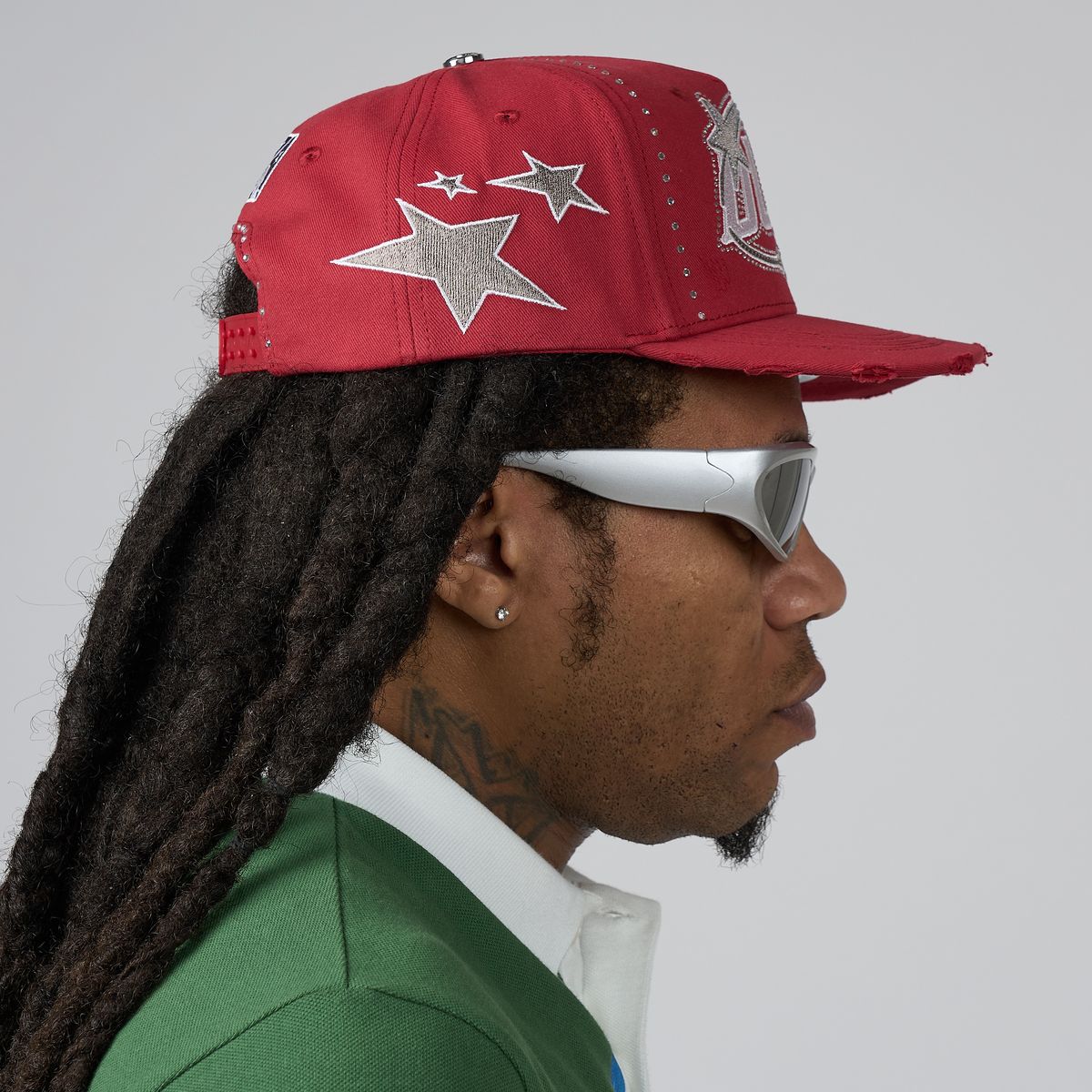 Men's Duaa Blaze Red Snapback Hat blazehat-red