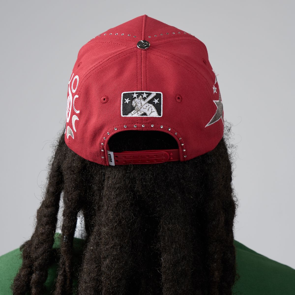 Men's Duaa Blaze Red Snapback Hat blazehat-red