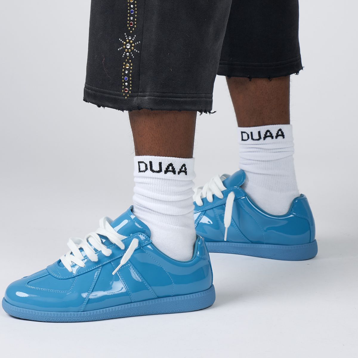 Men's Duaa Sapphire Blue Shoe sapphireshoe-blue
