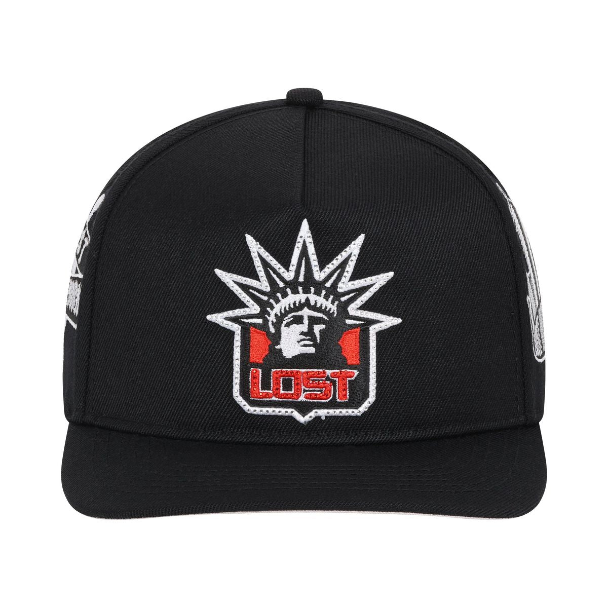Men's Lost Intricacy Liberty Black/Red lostlibertycap-bkrd