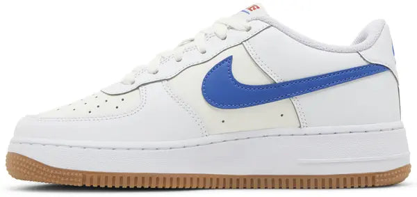 Big Kid's Nike Air Force 1 White Game/Royal Gum DX5805-179