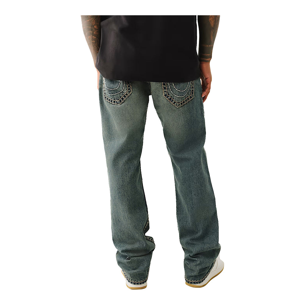 True Religion Men's Ricky Super T Straight Jean - Midnight warehouse dark wash 4
