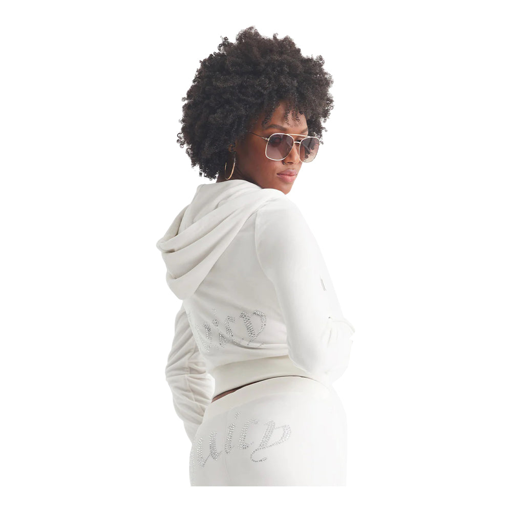 Juicy Couture Women's OG Big Bling Velour Hoodie 5
