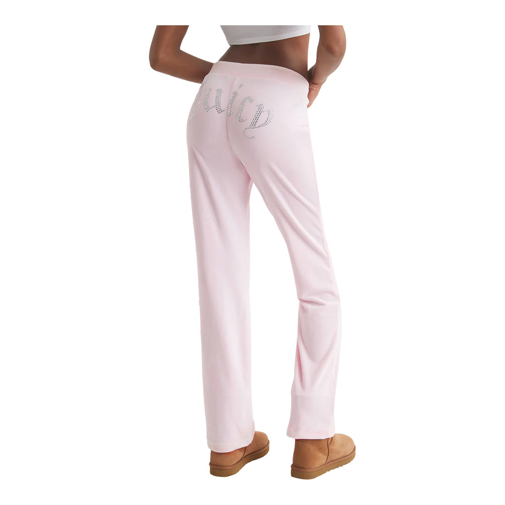 Juicy Couture Women's OG Big Bling Velour Track Pants 3