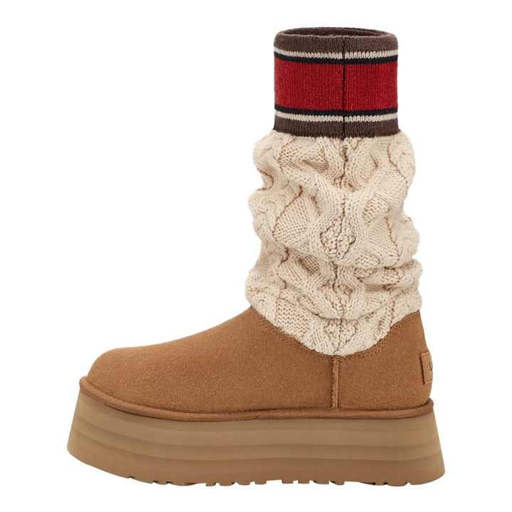 UGG Women's Classic Sweater Letter Boots