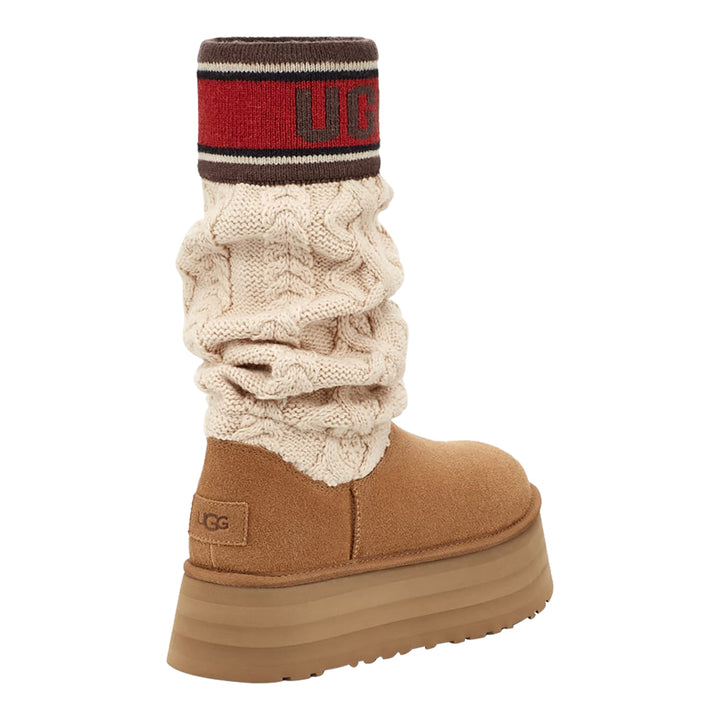 UGG Women's Classic Sweater Letter Boots