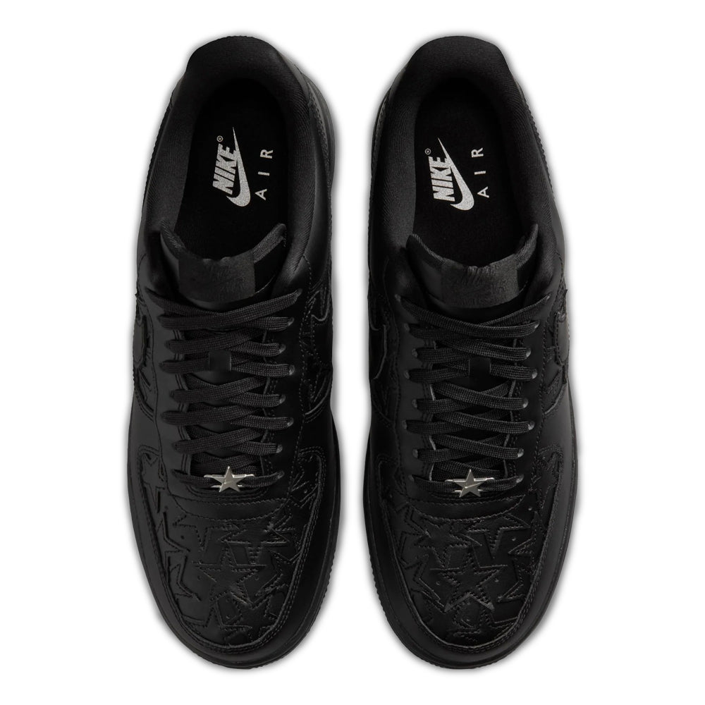 Men's Nike Air Force 1 `07 Stars Black/Black/Metallic Silver IM5750-001