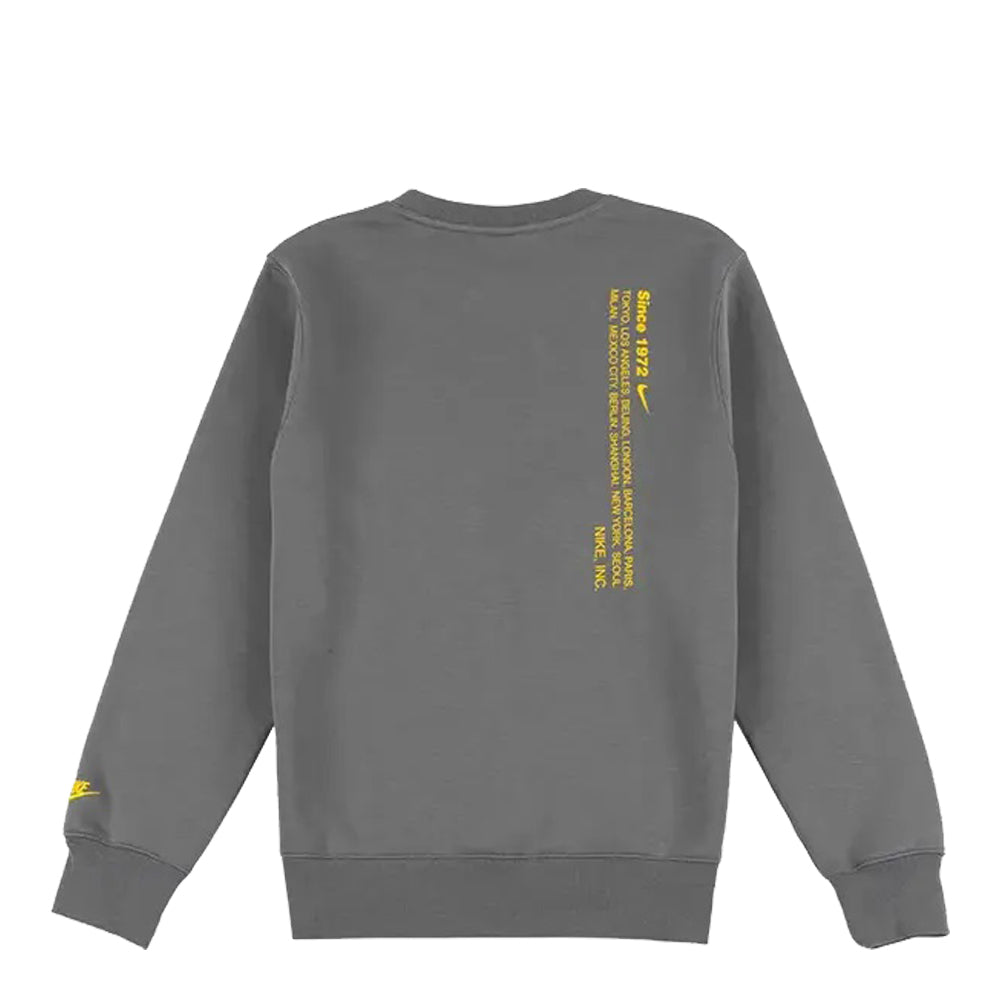 Men's Nike Sportswear Club Crewneck Smoke Grey/Lightning IH4246-084