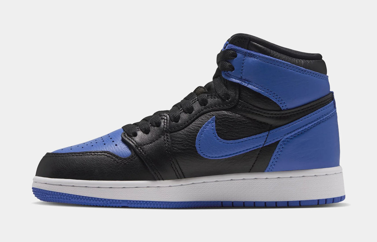Big Kid's Air Jordan 1 High OG Royal Black/Game Royal/White FD1437-005