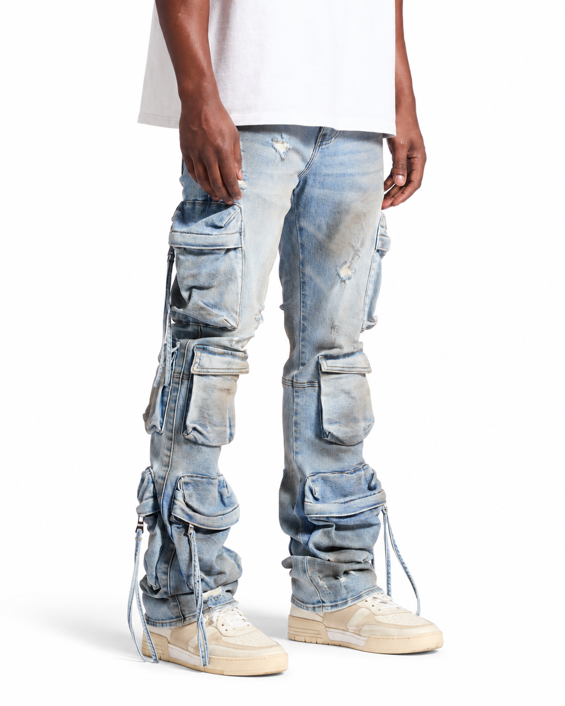 Men's Embellish Hawk Cargo Light Blue emb-fa26-17-ltblue
