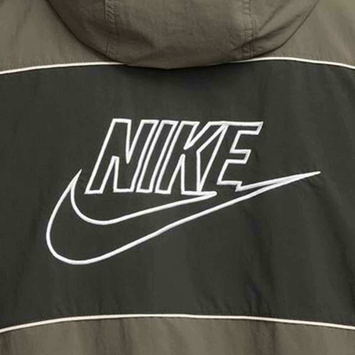 Men's Nike Club Hooded Jacket - Medium Olive 4