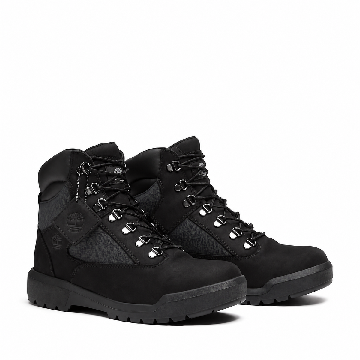 Men's Timverland Waterproof Mid Field Boot Black Nubuck tb0a5rvsw05