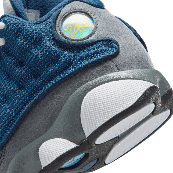 Little Kid's Air Jordan 13 Retro Navy/University Blue-Flint Grey-White DJ3005-400