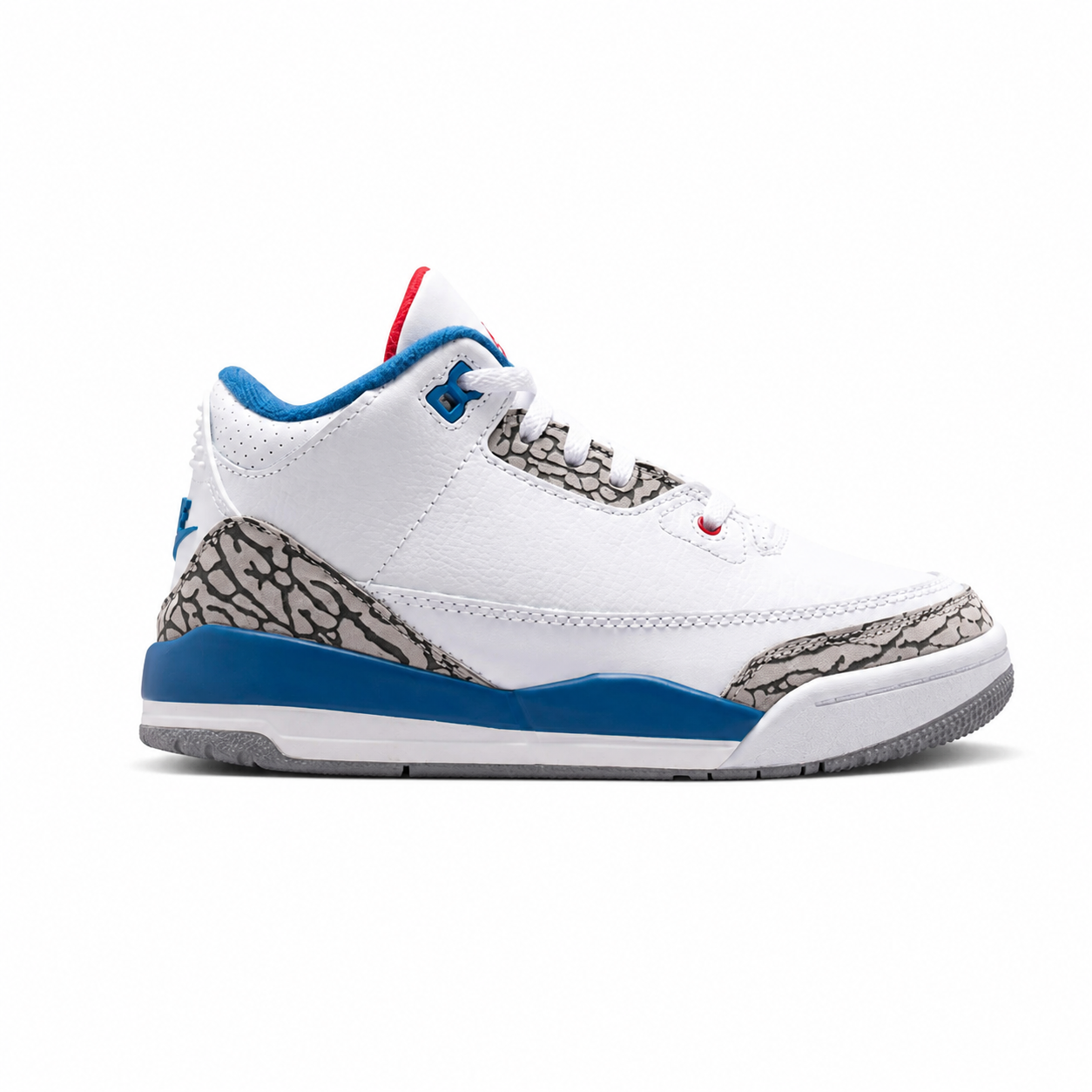 Little Kids Air Jordan 3 Retro True Blue White/Varsity Red/True Blue/Cement Grey/Anthracite DM0966-104