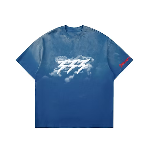 Men's 333 Sky Dba Collection T-Shirt Blue 333shirtbigclou-blue