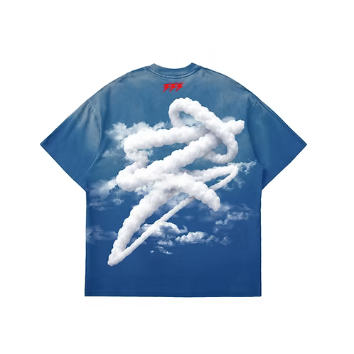 Men's 333 Sky Dba Collection T-Shirt Blue 333shirtbigclou-blue
