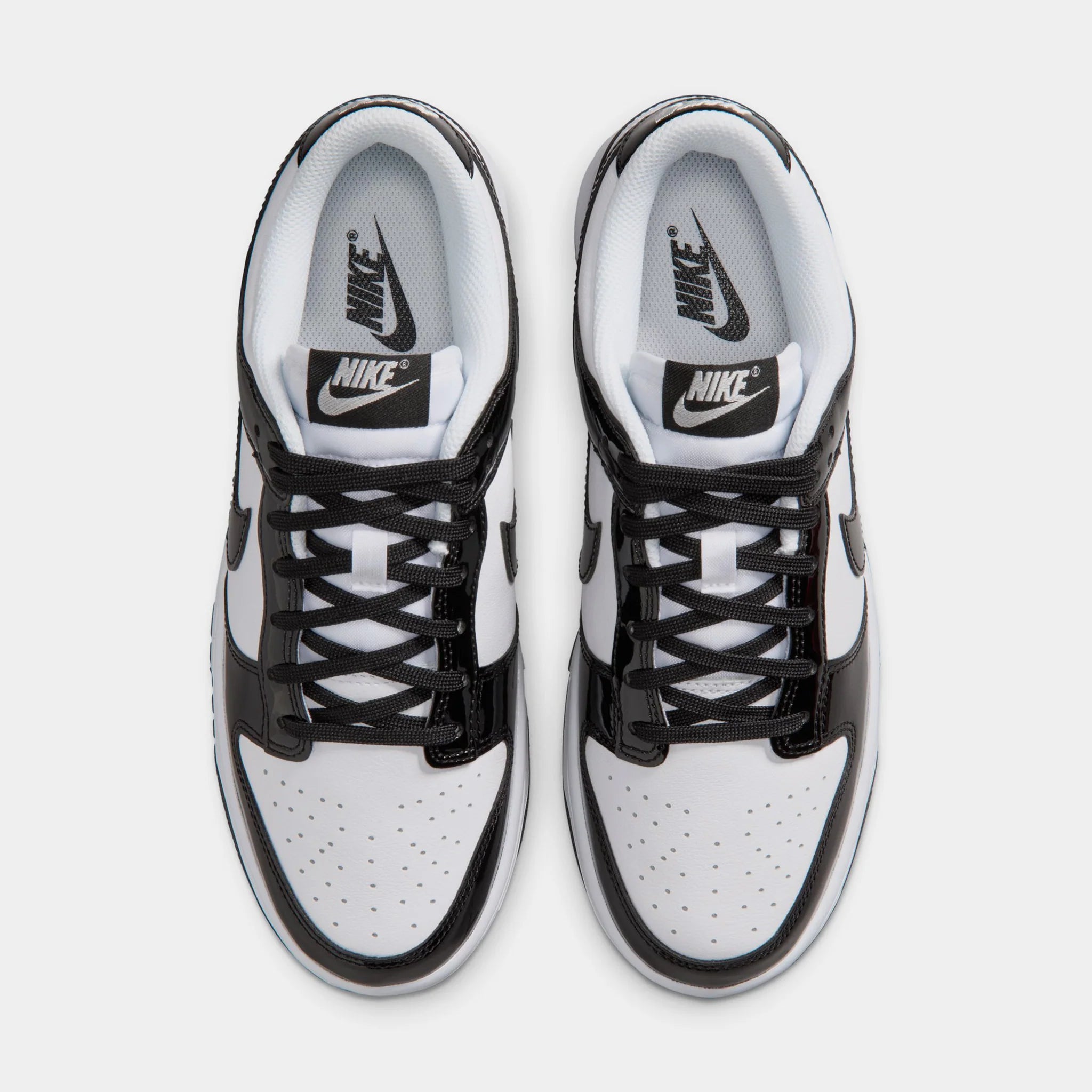 Women's Nike Dunk Low Patent Leather Black/White IV5104-102