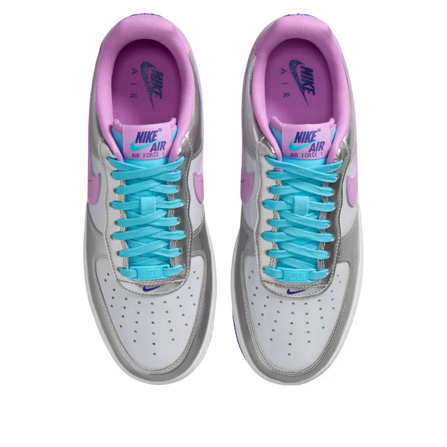 Women's Nike Air Force 1 `07 WNBA All-Star Chrome/Pure Platinum-Lagoon Pulse-Fuchsia Glow IV5686-001