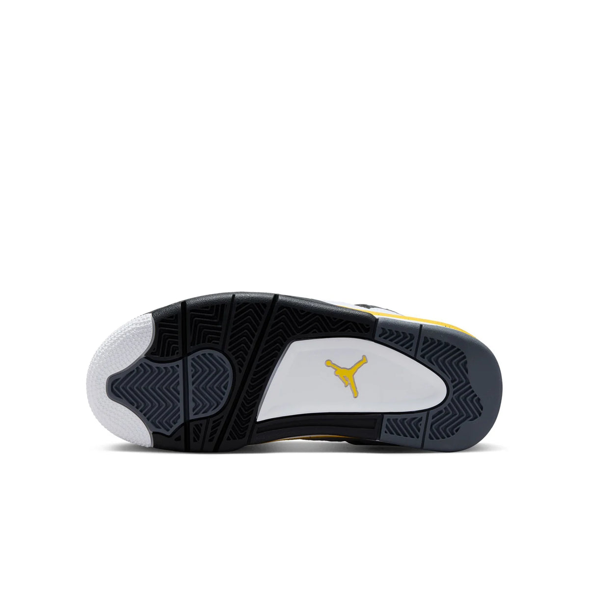 Big Kid's Air Jordan 4 Retro Tour Yellow White/Tour Yellow-Dark Blue Grey-Black 408452-102
