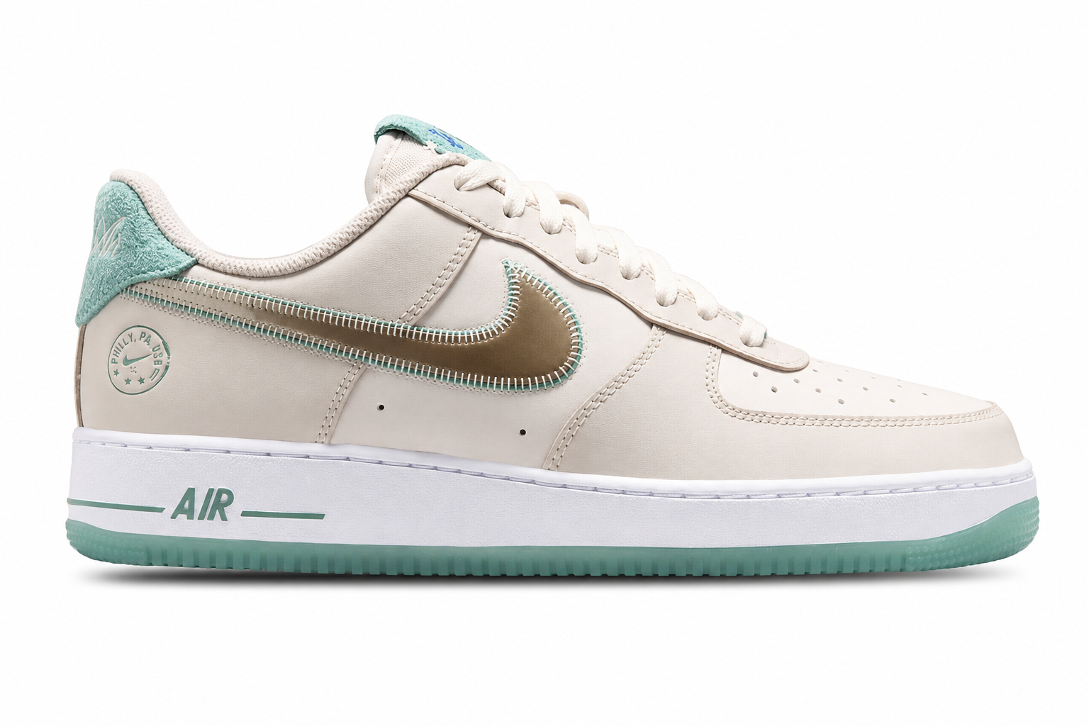 Nike Air Force 1 '07 Philly Light Orewood Brown/Phantom/Cannon/Metallic Gold Silk IV6205-104