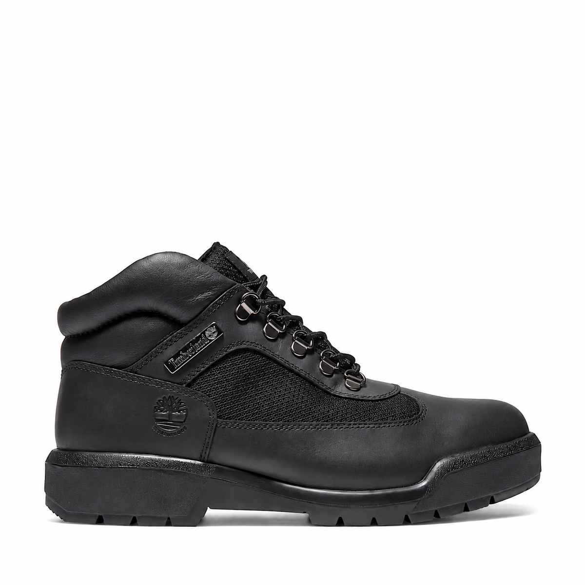 Men's Timberland Waterproof Field Boot Black Full-Grain tb0a42sgw02