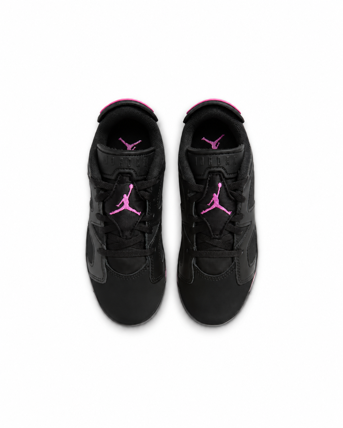 Little Kid's Jordan 6 Retro Low Black/Pink Foam/Laser Fuchsia IQ5506-001