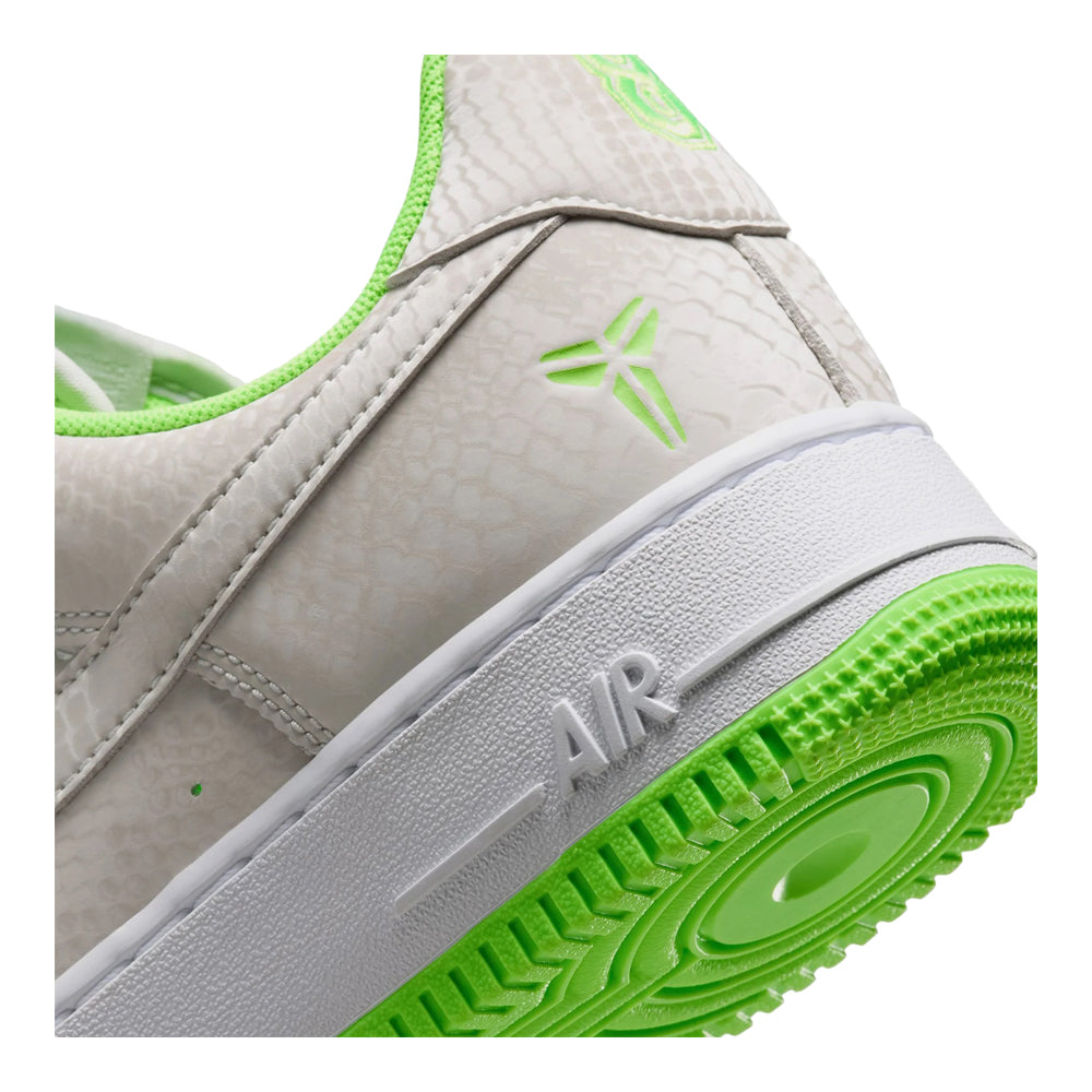 Men's Nike Kobe Air Force 1 Low Vast Grey/Electric Green/White IB0018-006