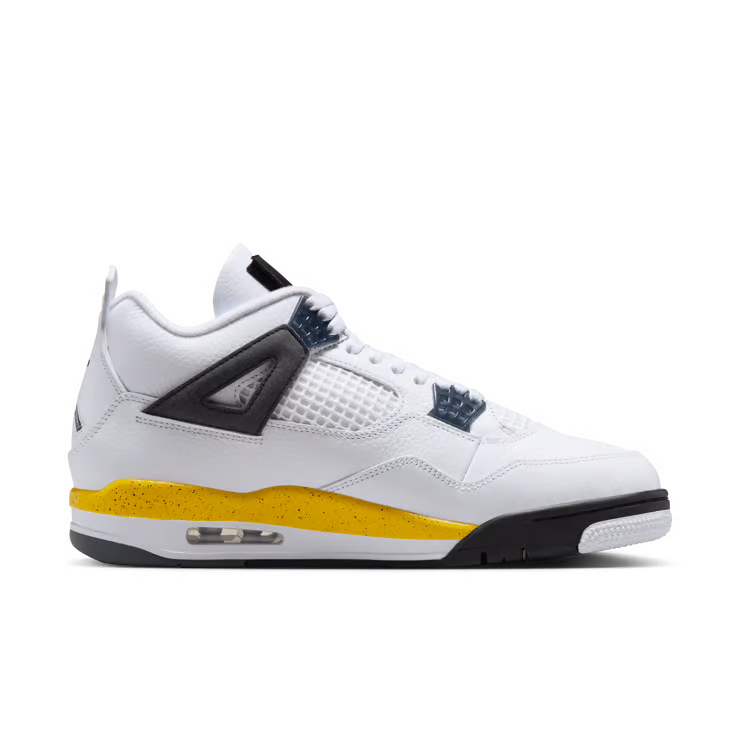 Men's Air Jordan 4 Retro Rare Air Tour Yellow White/Tour Yellow/Dark Blue Grey/Black IO2463-102