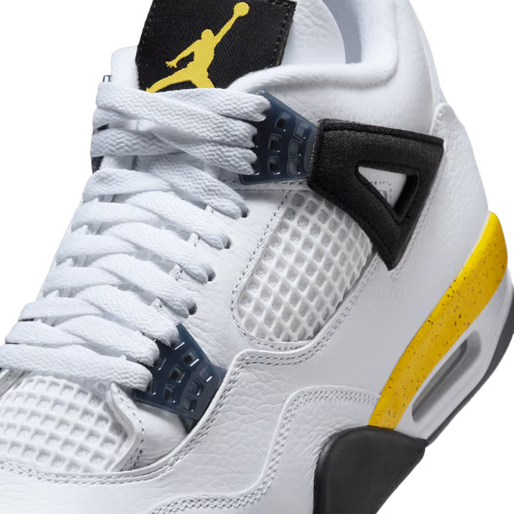 Men's Air Jordan 4 Retro Rare Air Tour Yellow White/Tour Yellow/Dark Blue Grey/Black IO2463-102