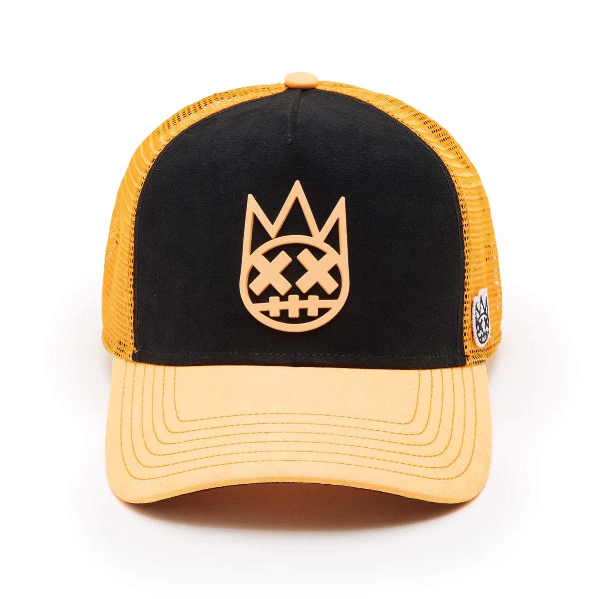 Men's Cult of Individuality Logo Mesh Back Trucker Hat "Shimuchan" in Black