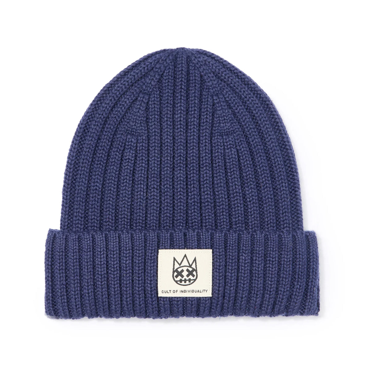 Men's Cult Of Individuality Knit Hat in Midnight Blue