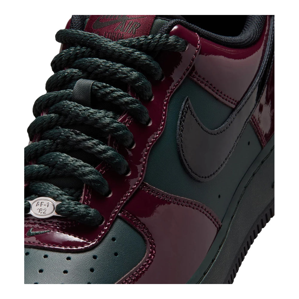 Nike Air Force 1`07 LV8 "Patent Burgundy Crush" Men's Sneakers