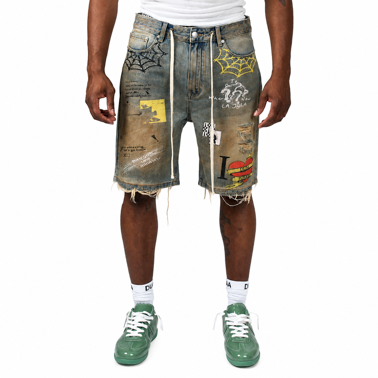 Men's Duaa Sunset Jean Shorts Blue sunsetsht-blue