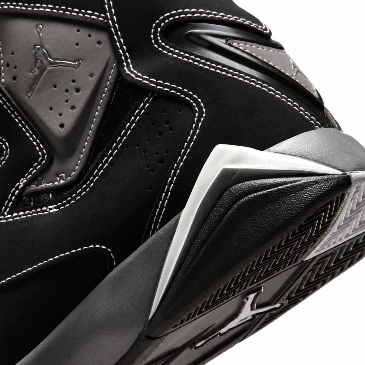 Men's Jordan True Flight Black/Metallic Silver/Light Graphite 342964-011