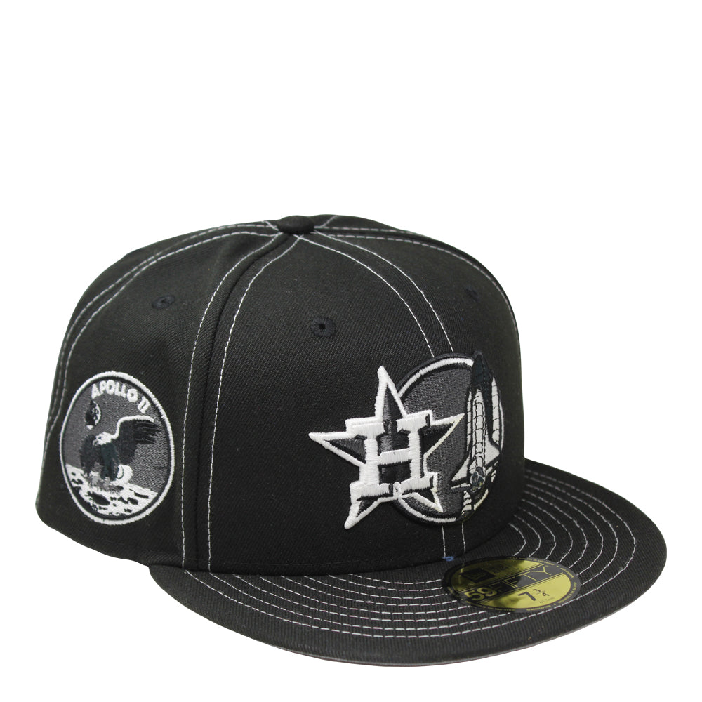 New Era 5950 Houston Astros Aplollo 11 Glow In the Dark Fitted Hat 3