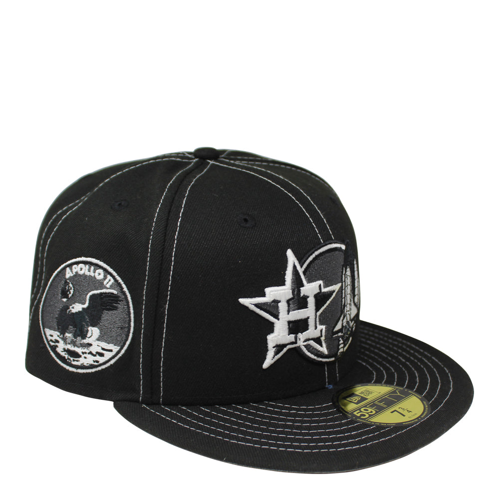 New Era 5950 Houston Astros Aplollo 11 Glow In the Dark Fitted Hat 4
