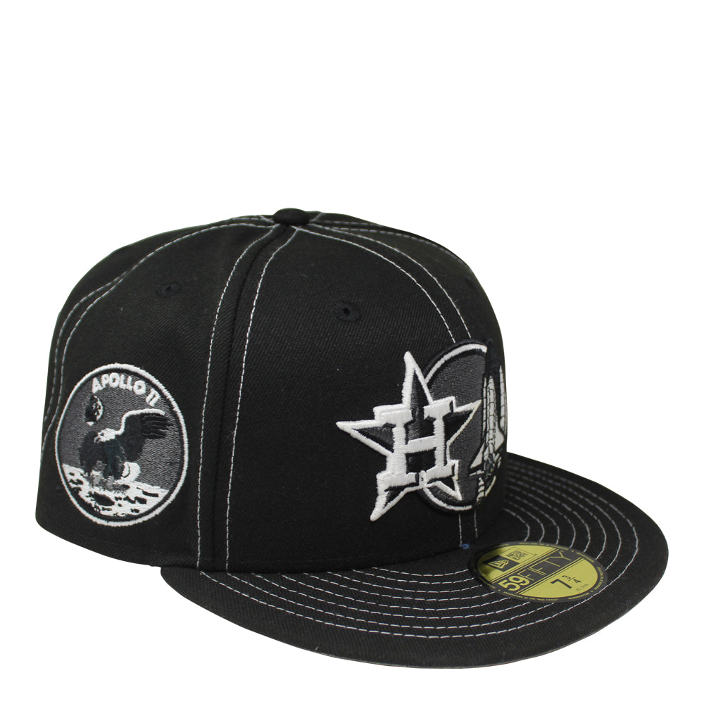 New Era 5950 Houston Astros Aplollo 11 Glow In the Dark Fitted Hat 1