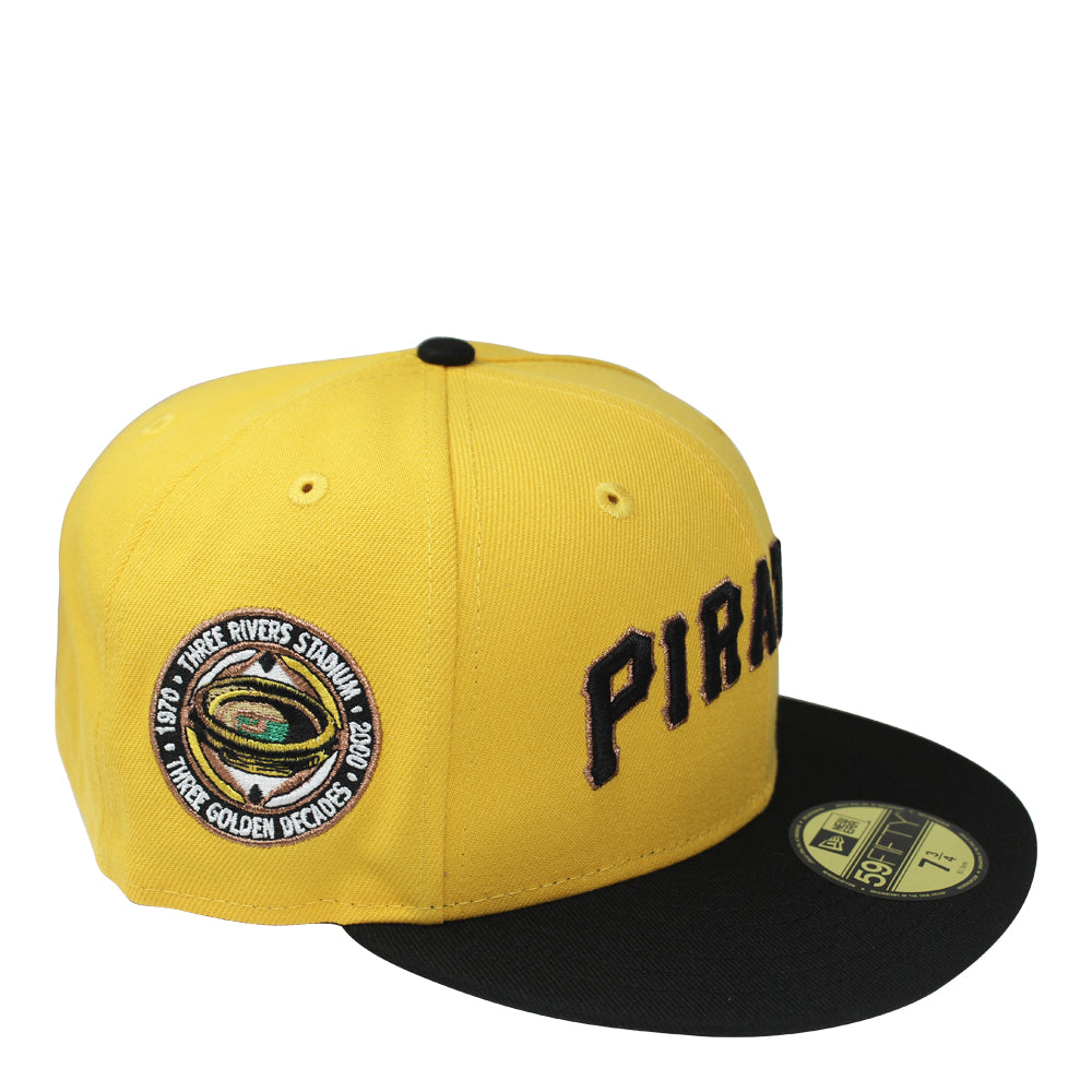 New Era 5950 Pittsburgh Pirates A Gold Fitted Hat 1