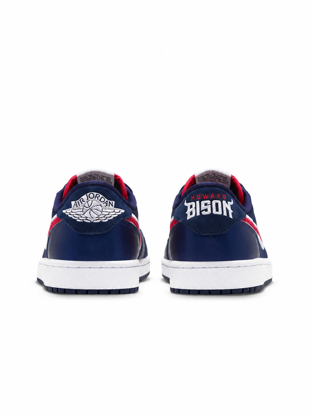 Men's Air Jordan 1 Retro Low OG Howard College Navy/White/University Red IX8478-410