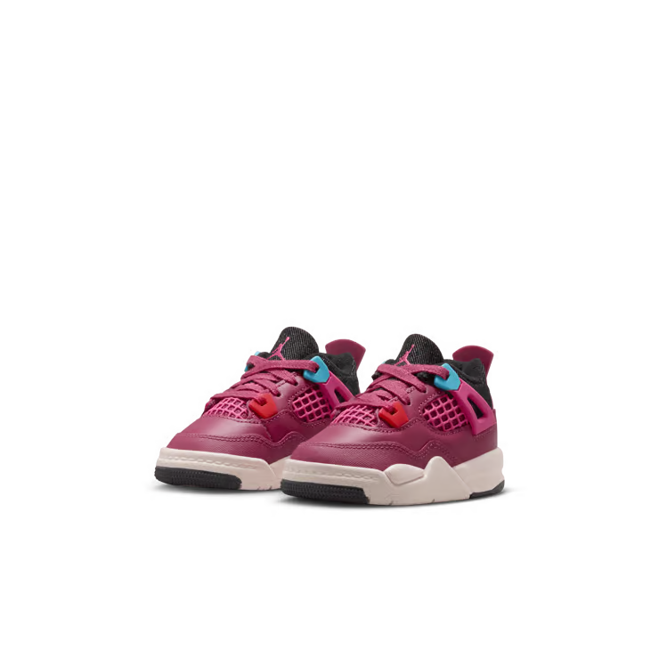 Toddler Air Jordan 4 Retro Sweet Beet Sweet Beet/Desert Pink-Off Noir-Chalk-University Red-Baltic Blue IO2830-600