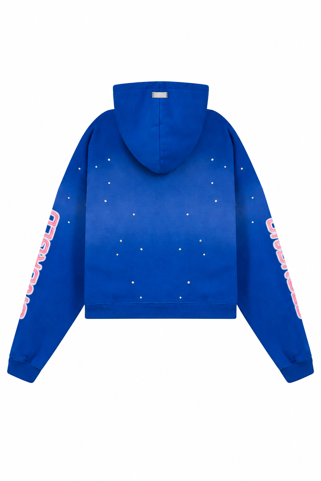 Men's Undergold Act 1 Neon Zip Up Boxy Fit Hoodie Electric Blue act1zipuphdy-blue
