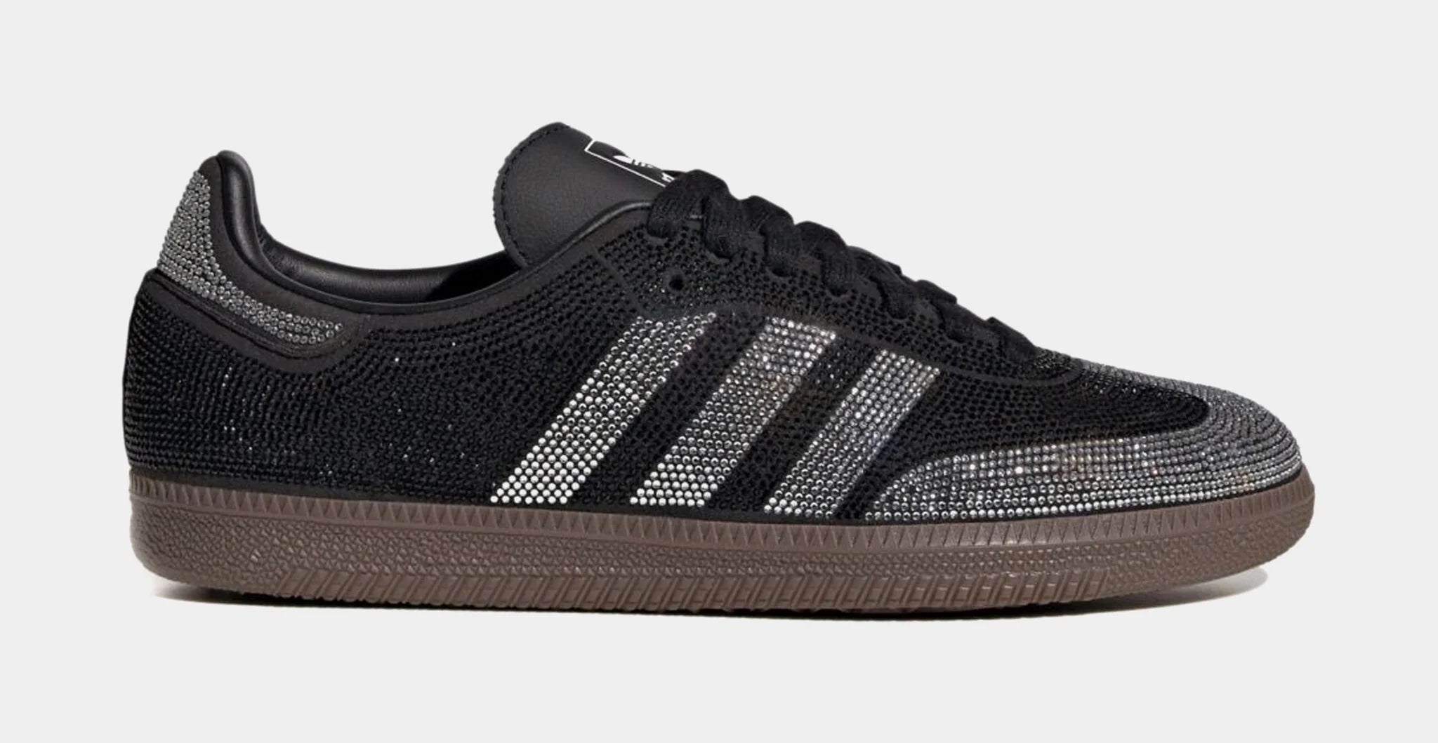 Women's Adidas Samba OG Rhinestone Core Black/Core Black/Dark Gum IH9052