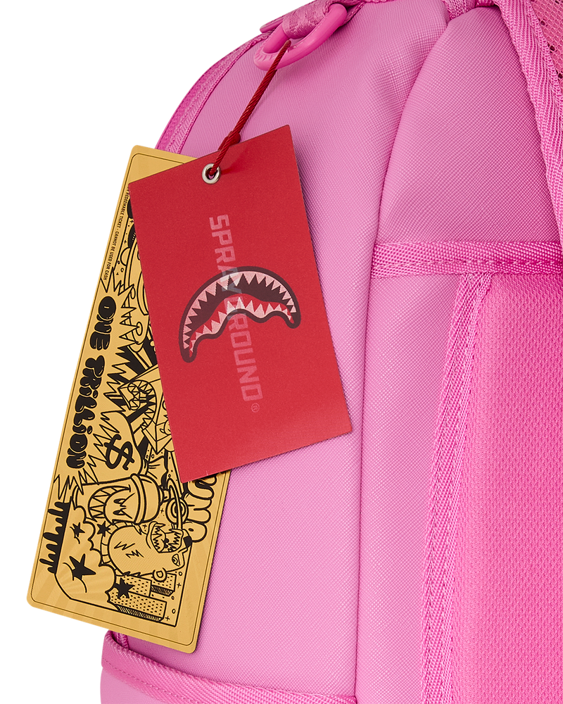 Sprayground Pink Ghost Drip Backpack