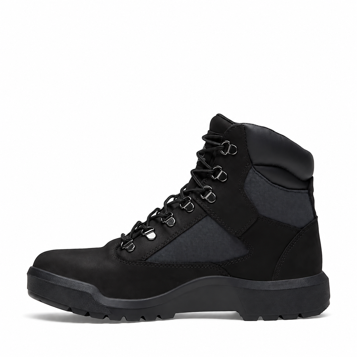 Men's Timverland Waterproof Mid Field Boot Black Nubuck tb0a5rvsw05