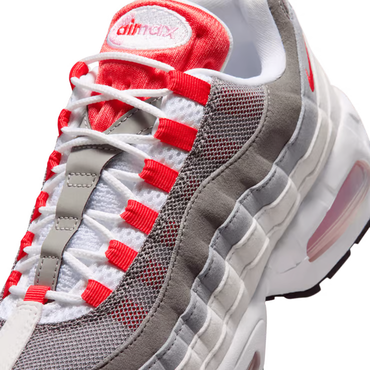 Women's Nike Air Max 95 Big Bubble White/Light Crimson-Pink Rise-Wolf Grey-Light Charcoal-Medium Grey HJ5996-101