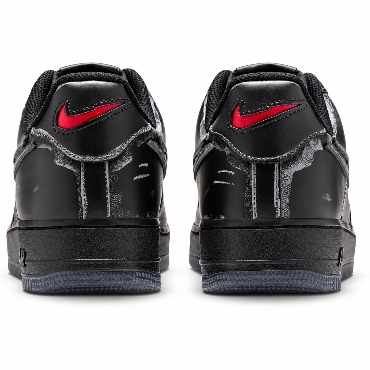 Men's Nike Air Force 1 Low LE Black/Gym Red/Summit White IZ1207-010