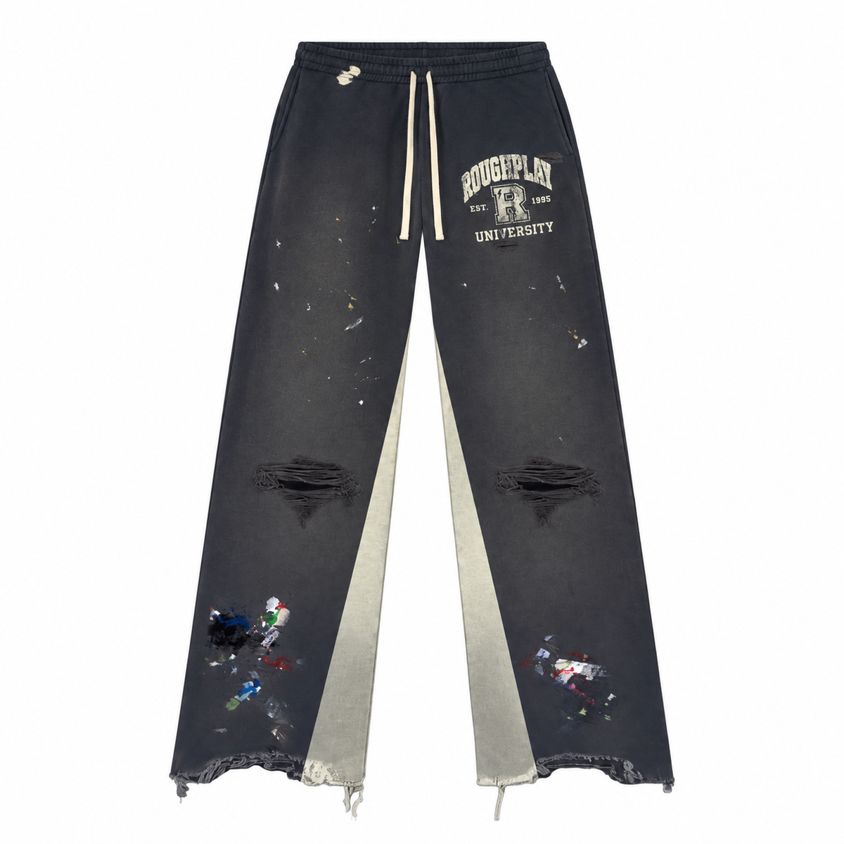 Men's Roughplay Two Tone Sweatpants Navy/Gray twotonsetpnt-navy